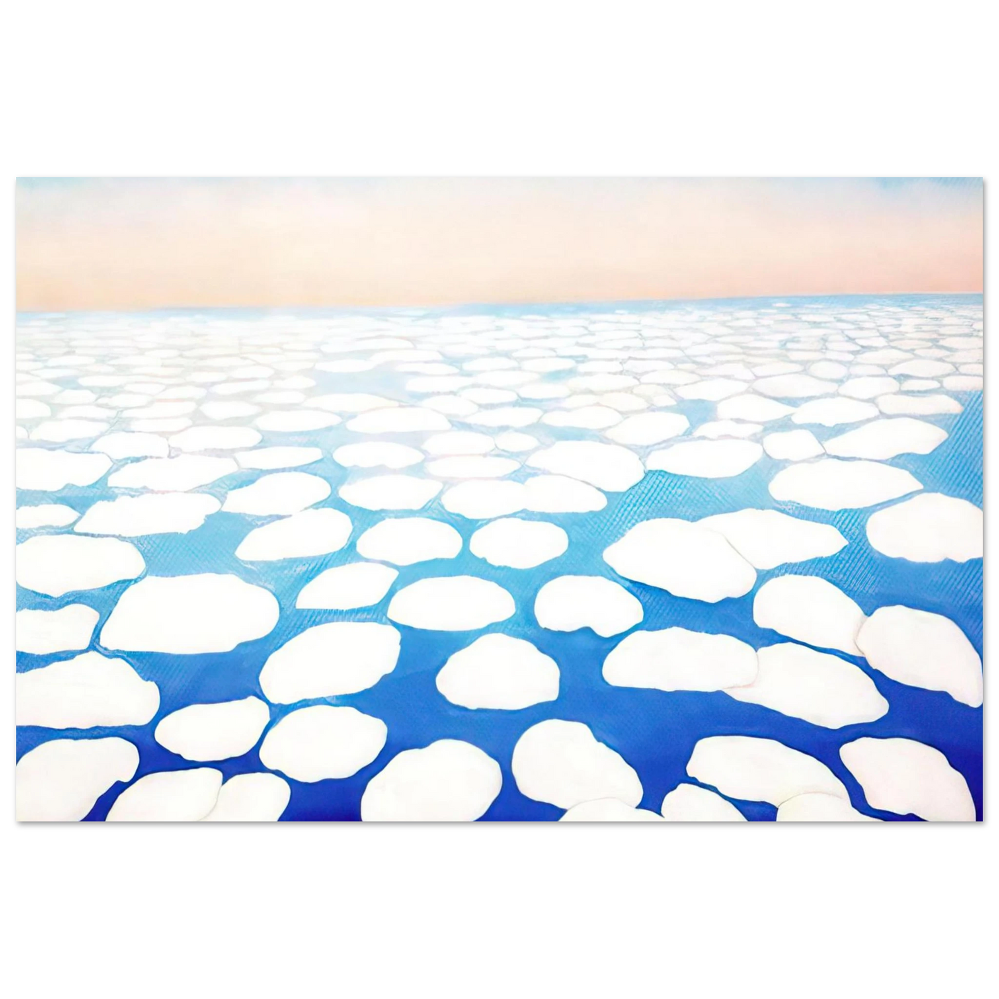 Georgia O'Keeffe - Sky Above the Clouds II Fine Art Poster - 40x60 cm / 16x24 inches