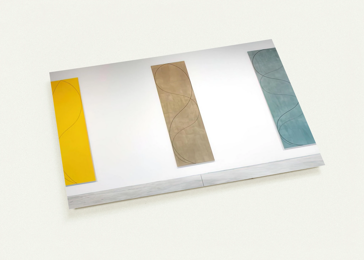 COLUMN PAINTINGS 2004 By Robert Mangold Pack of 10 Post Cards | Robert Mangold Post Cards | A6 (10.5 x 14.8 cm) - 4.1 x 5.8 inches