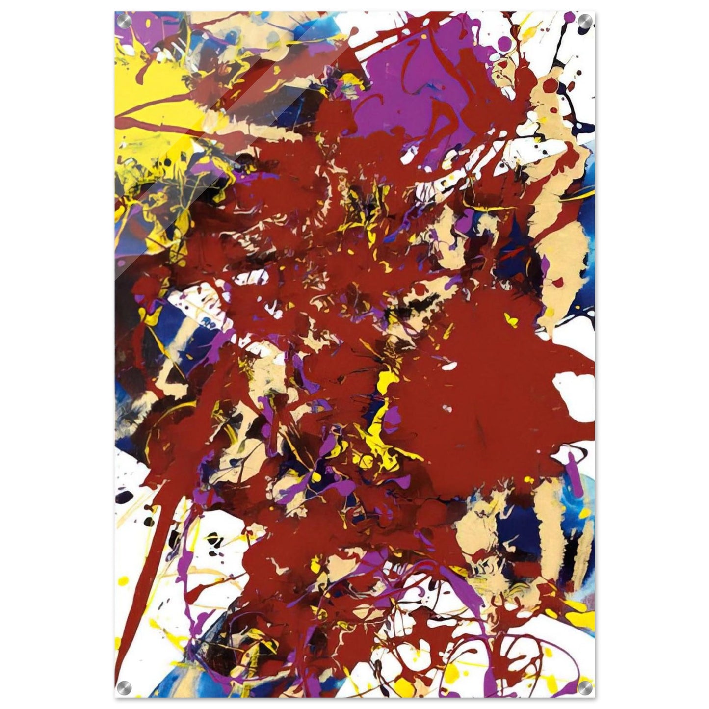 Untitled SFP94-99 SFF 1781 - Sam Francis Acrylic Print - 70x100 cm / 28x40″ inches | Sam Francis Wall Art | Sam Francis Prints