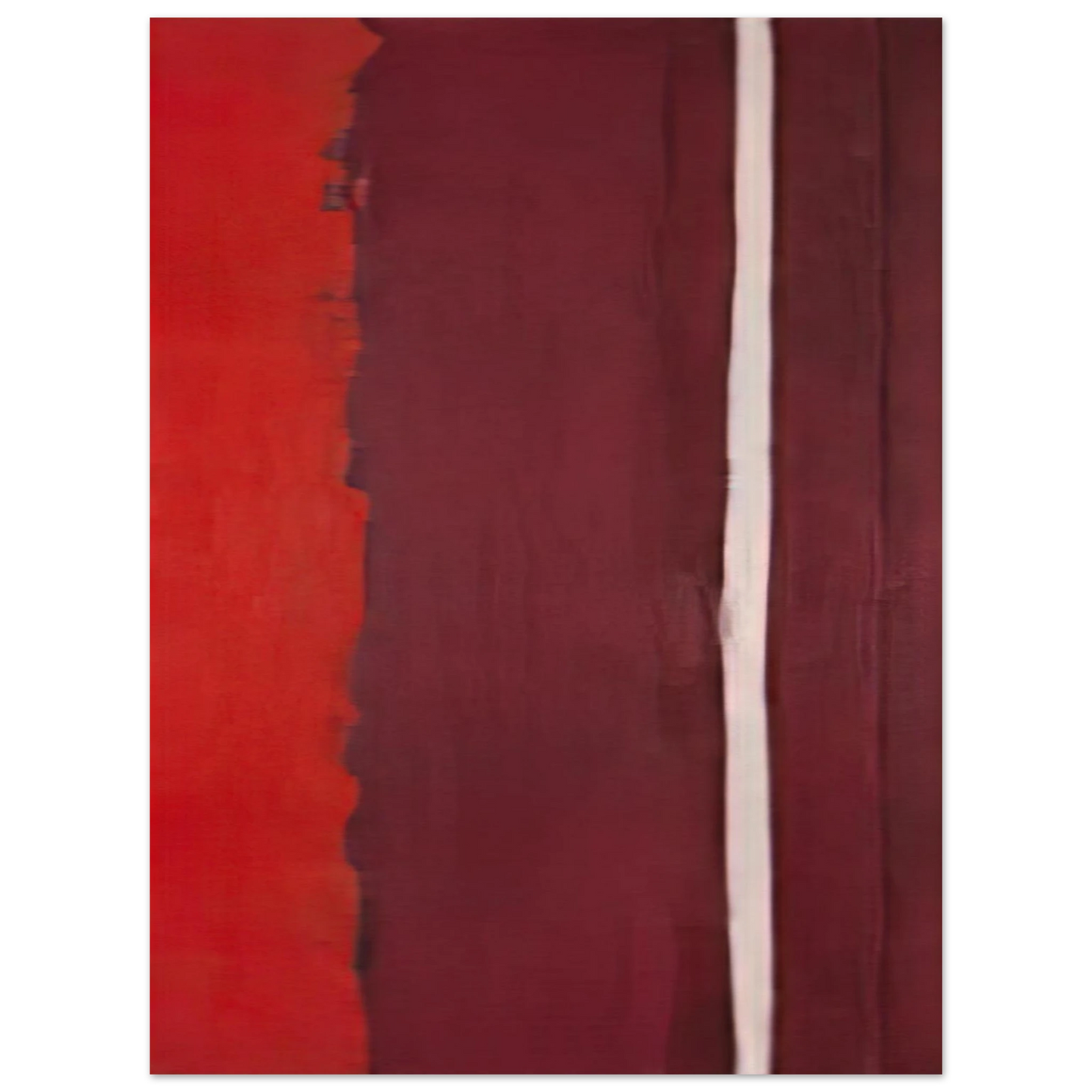 Barnett Newman - Untitled I Fine Art Poster - Default Title