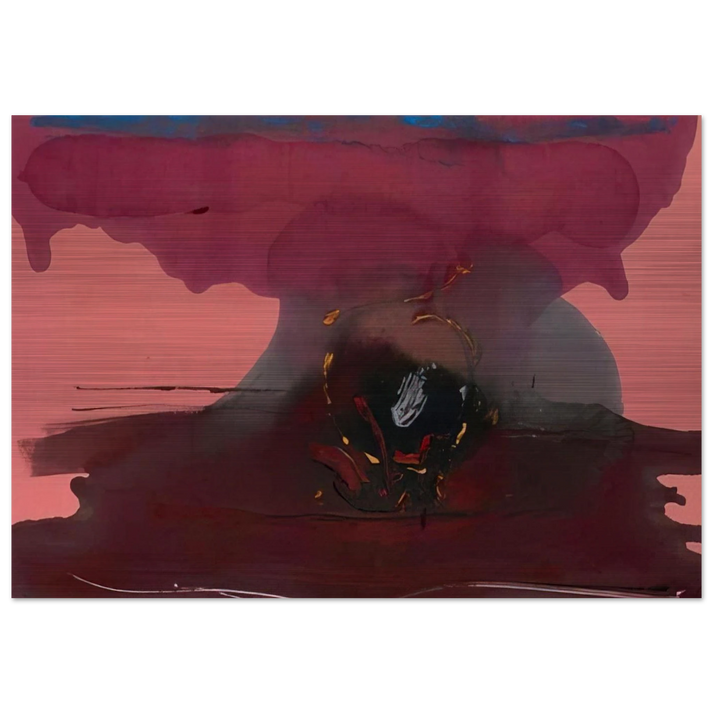 Harbinger - 1986 - Helen Frankenthaler Brushed Aluminum Print - 70x100 cm / 28x40 inches | Helen Frankenthaler Aluminum Print | Helen Frankenthaler Prints