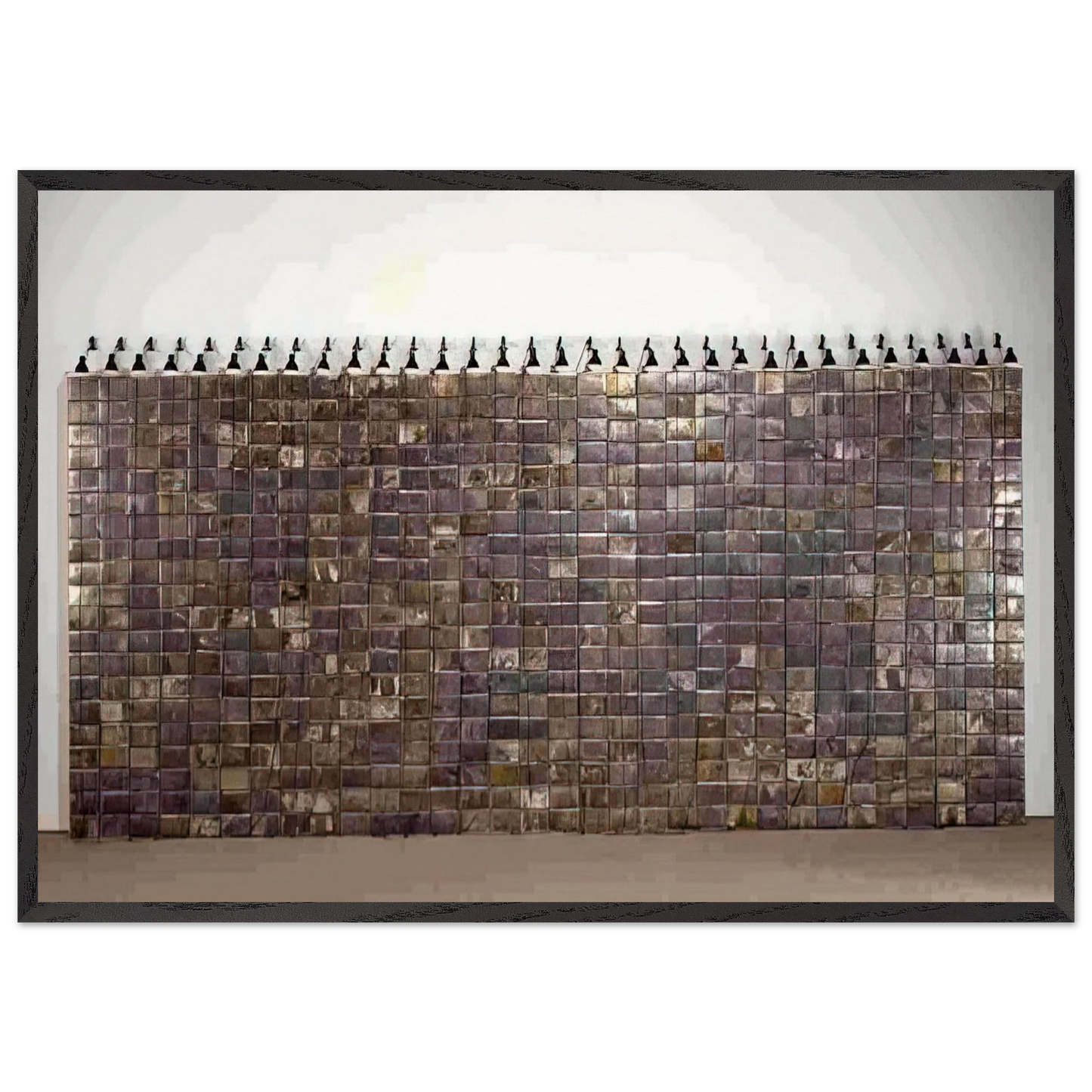 C BOLTANSKI ARCHIVES 1989 - Christian Boltanski 70x100 cm / 28x40 inches Framed Art Print – Black Wooden Frame