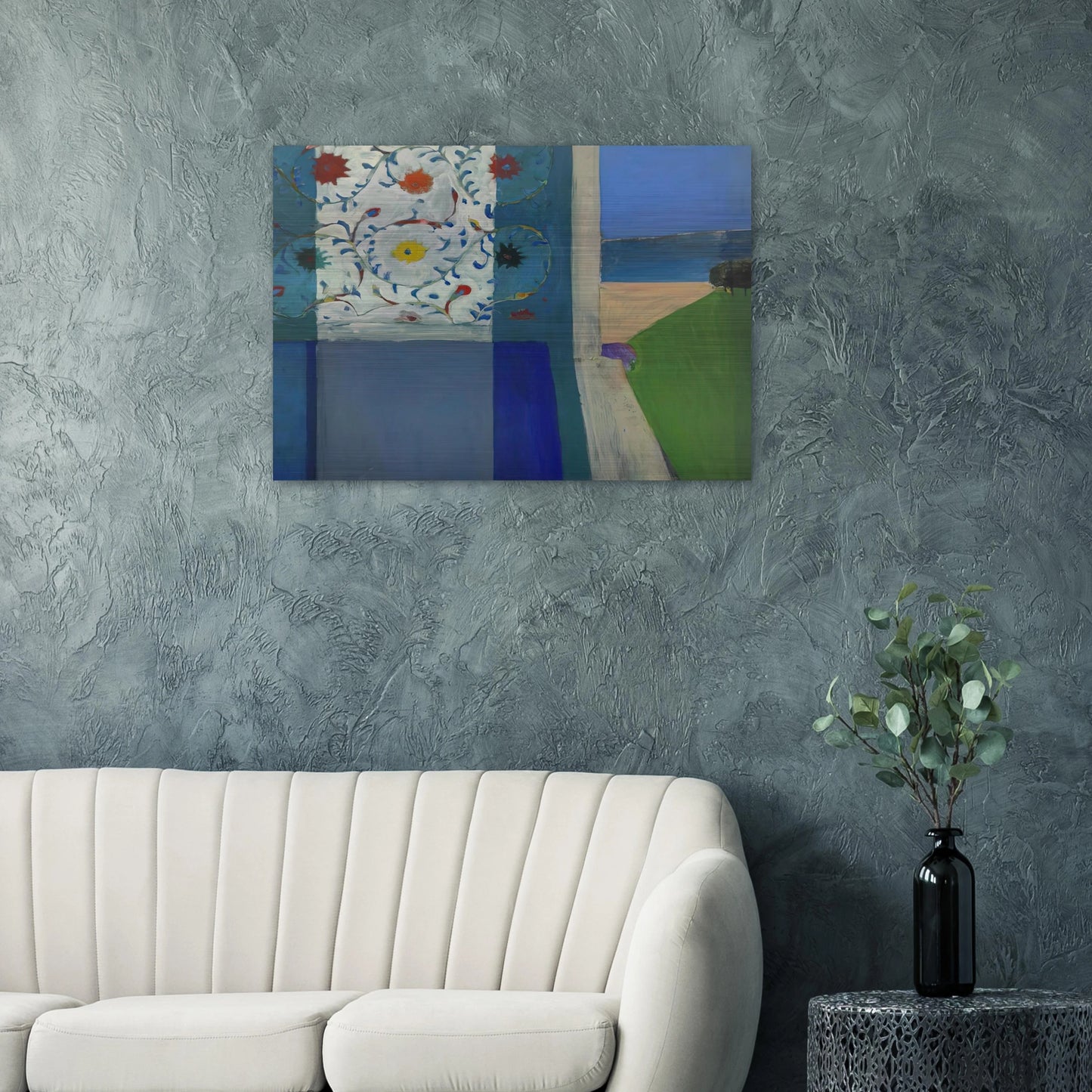 Recollections of a Visit to Leningrad - Richard Diebenkorn Brushed Aluminum Print - 70x100 cm / 28x40 inches | Richard Diebenkorn Aluminum Print | Richard Diebenkorn Prints