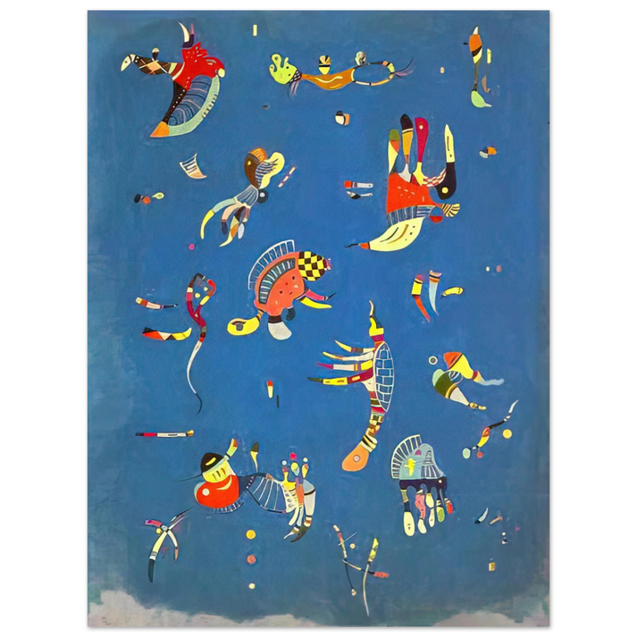 Wassily Kandinsky - SKY BLUE 1940 75x100 cm / 30x40inches Fine Art Poster