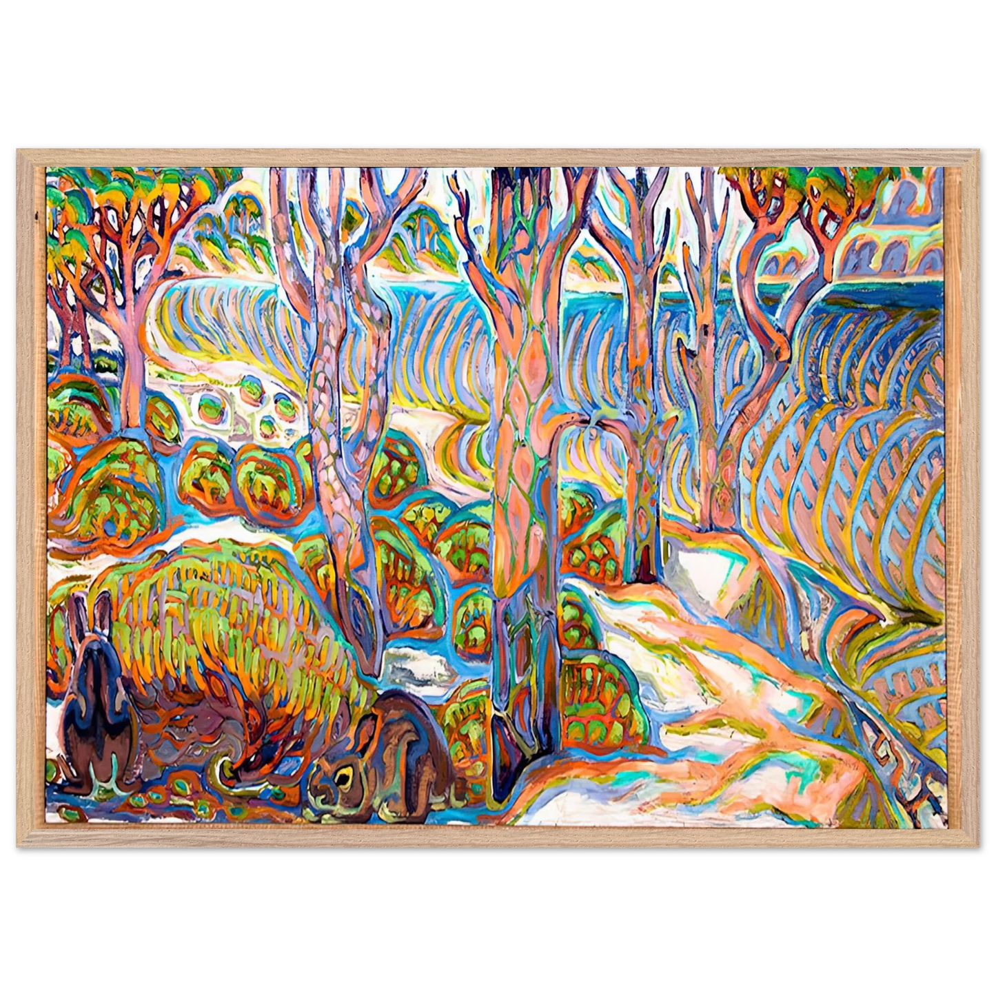 Walter Inglis Anderson - Walter Anderson Wall art - A3 (29.7 x 42 cm) - Premium Wooden Framed Poster With Fine Art Paper-canvas - Wood frame