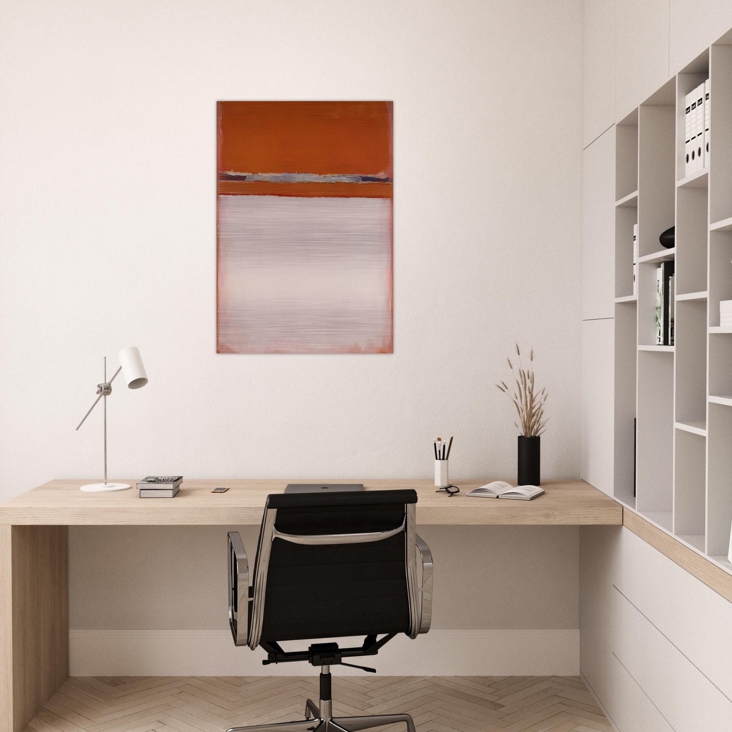 No.18 - 1951 - Mark Rothko Brushed Aluminum Print - 70x100 cm / 28x40 inches | Mark Rothko Aluminum Print | Mark Rothko Prints