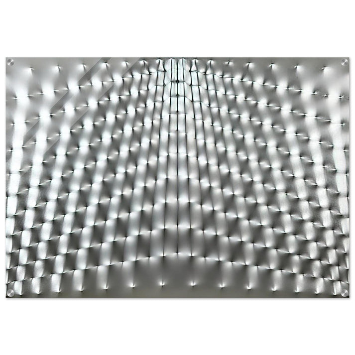 Superficie Argento - 1973 - Enrico Castellani Acrylic Print - 70x100 cm / 28x40″ inches