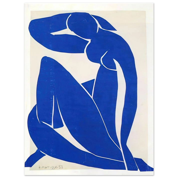 Henri Matisse - BLUE NUDE 1952 75x100 cm / 30x40inches Fine Art Poster