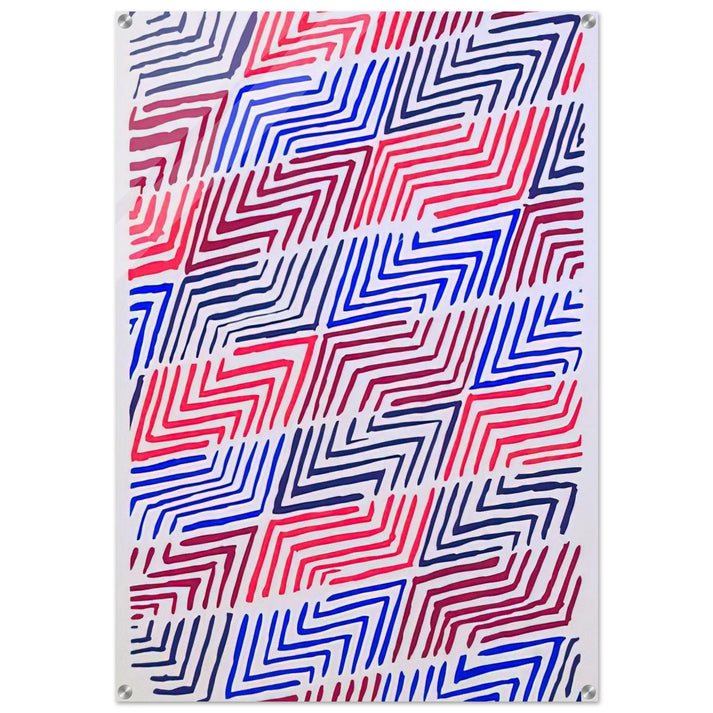 COMPOSITION 30 - Sonia Delaunay Acrylic Print - 70x100 cm / 28x40″ inches | Sonia Delaunay Wall Art | Sonia Delaunay Prints