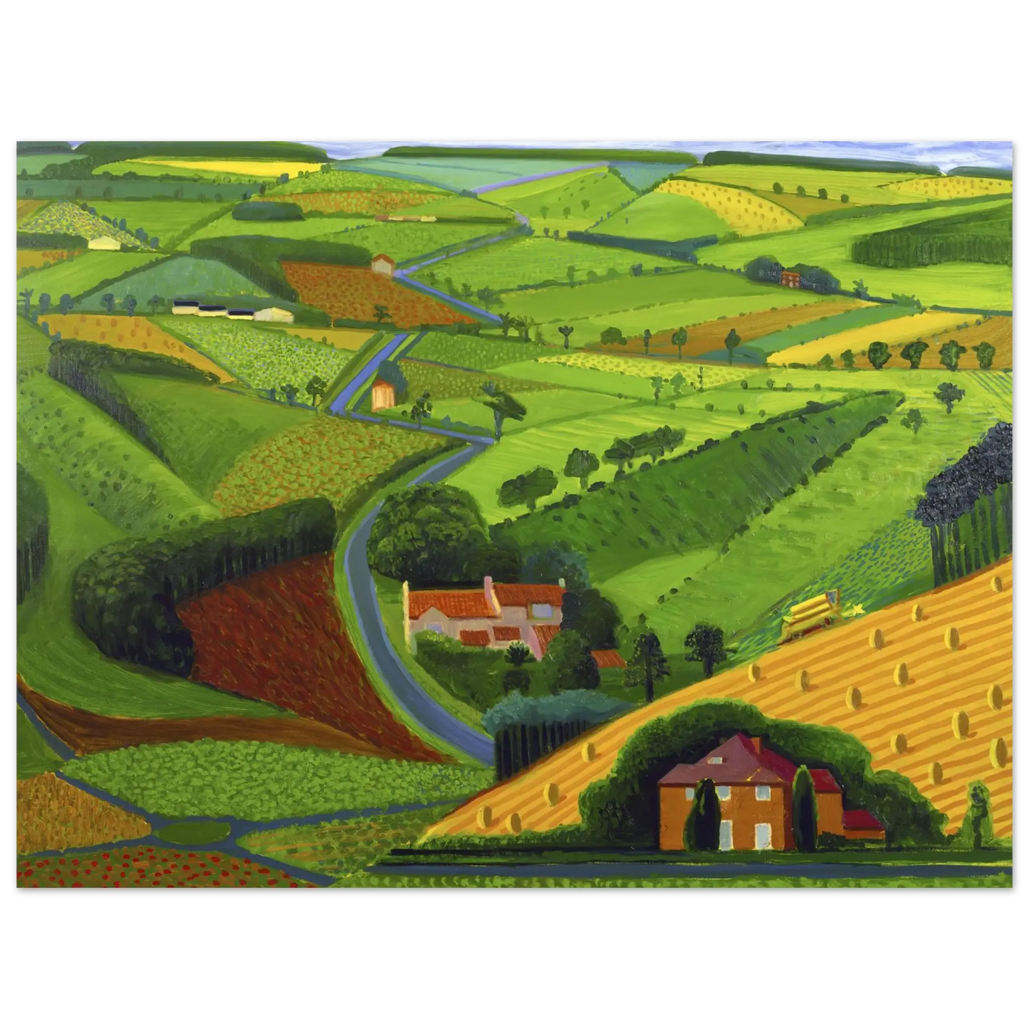 David Hockney - David Hockney Wall art - 20x25 cm / 8x10 Inches - Fine Art Poster - -