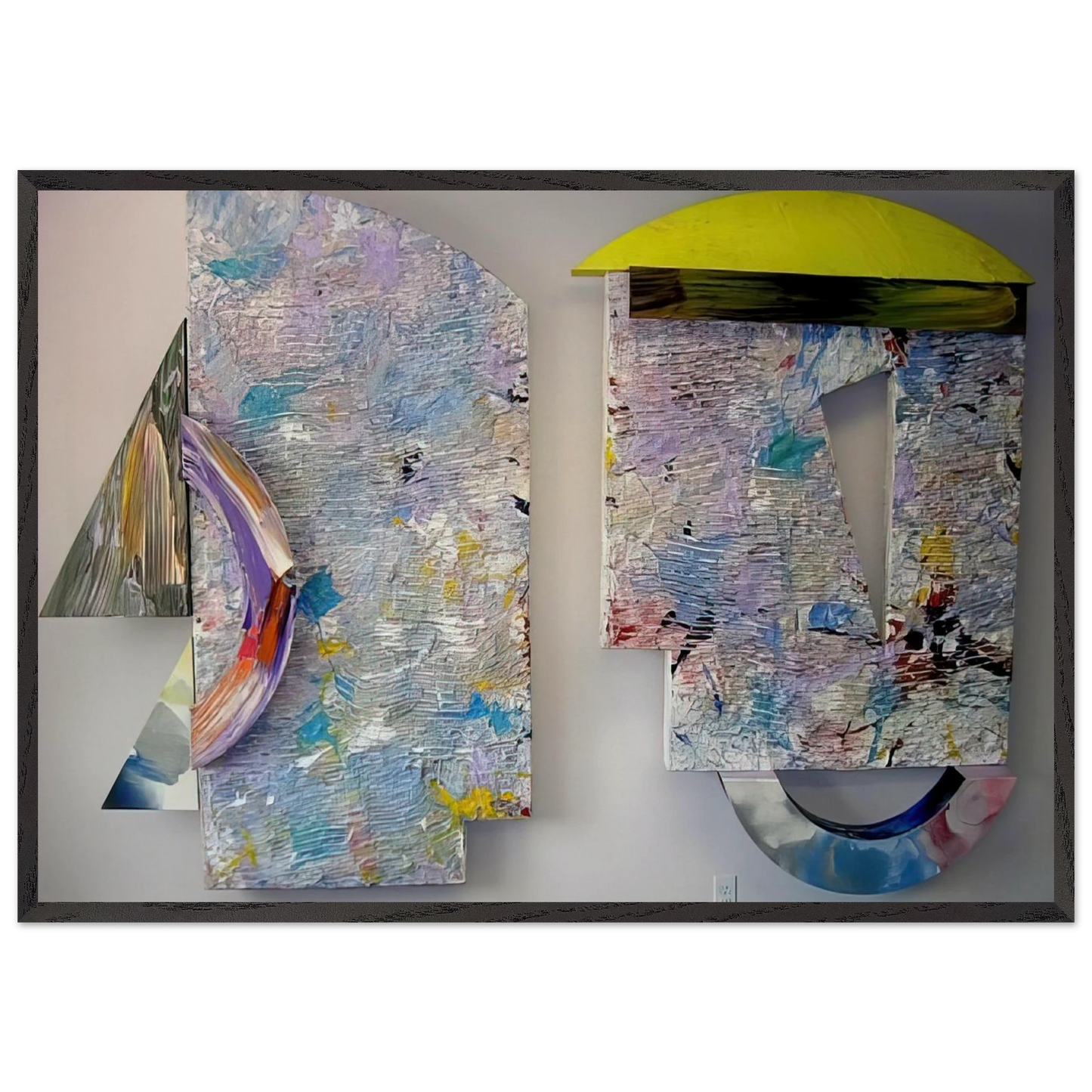 Ibis - Sam Gilliam 70x100 cm / 28x40 inches Framed Art Print – Black Wooden Frame