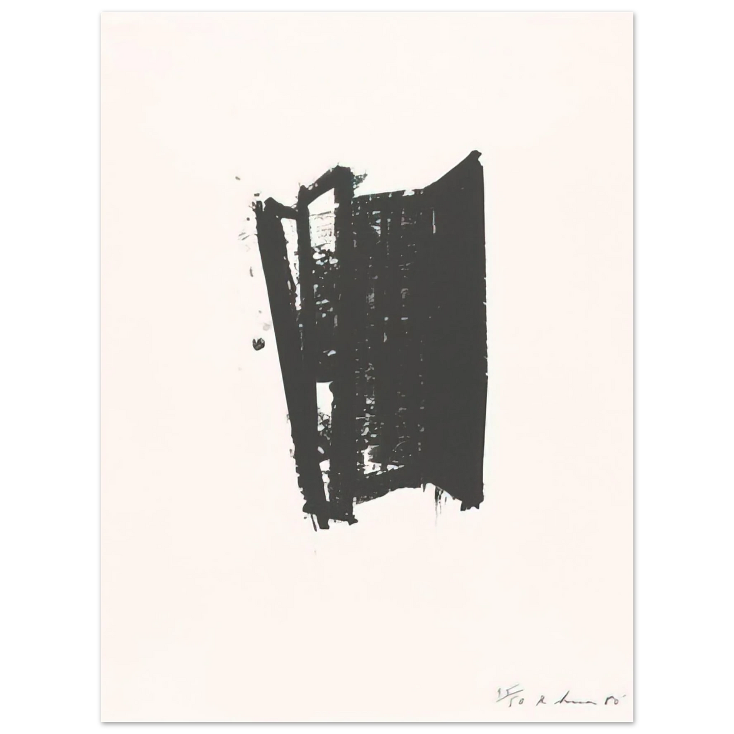 Richard Serra - SKETCH 6 1981 Fine Art Poster - Default Title