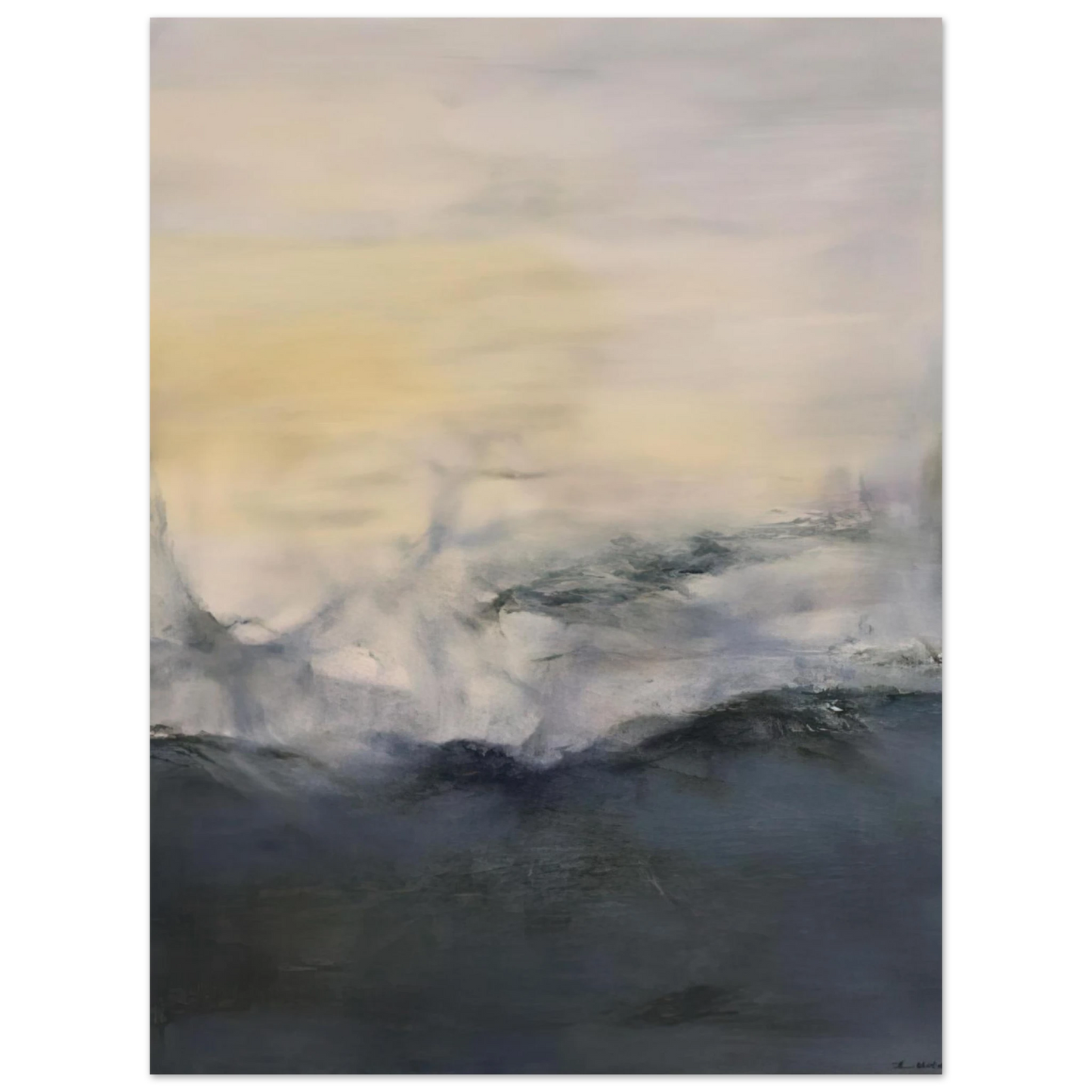 Zao Wou-Ki - 15 11 2001 2001 Fine Art Poster - Default Title