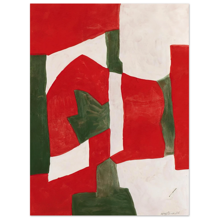 Serge Poliakoff - Untitled - Tachisme 75x100 cm / 30x40inches Fine Art Poster