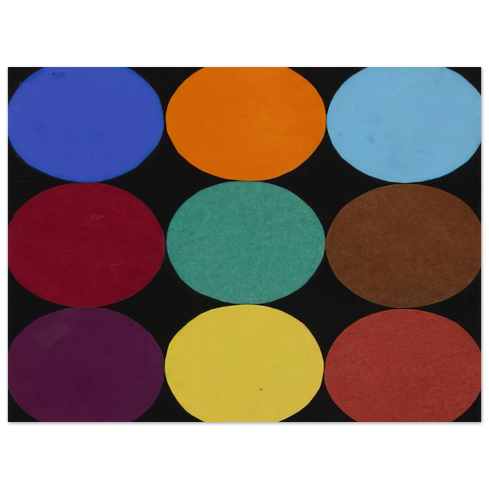 Ellsworth Kelly - Nine Colors 75x100 cm / 30x40inches Fine Art Poster
