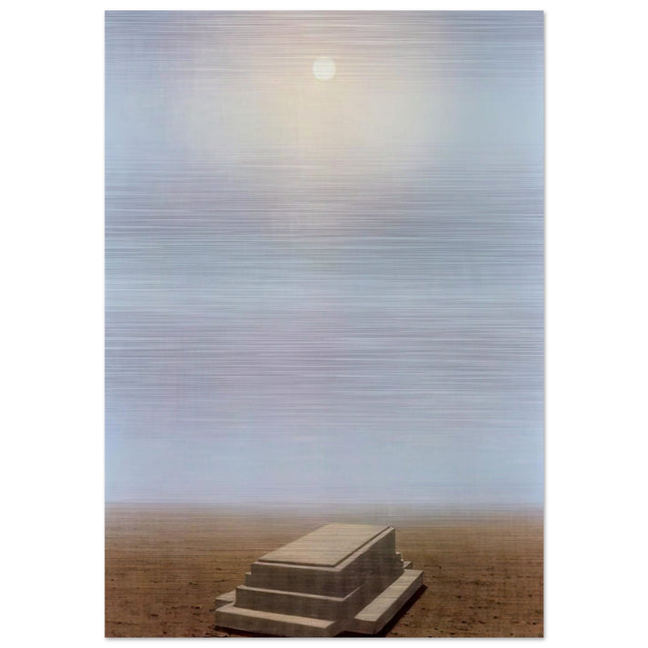 THE BEYOND 1938 - Rene Magritte Brushed Aluminum Print - 70x100 cm / 28x40 inches | Rene Magritte Aluminum Print | Rene Magritte Prints