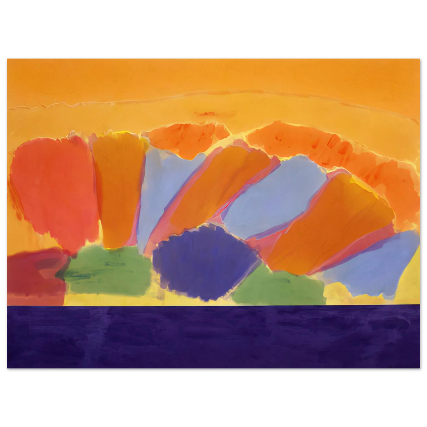 Ronnie Landfield - Uriel - 1978 Fine Art Poster - Default Title