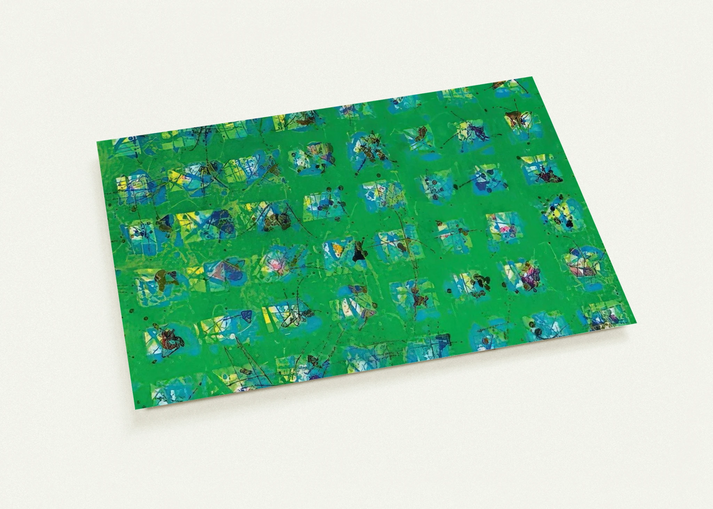 La Primavera By Sam Francis Pack of 10 Post Cards | Sam Francis Post Cards | A6 (10.5 x 14.8 cm) - 4.1 x 5.8 inches