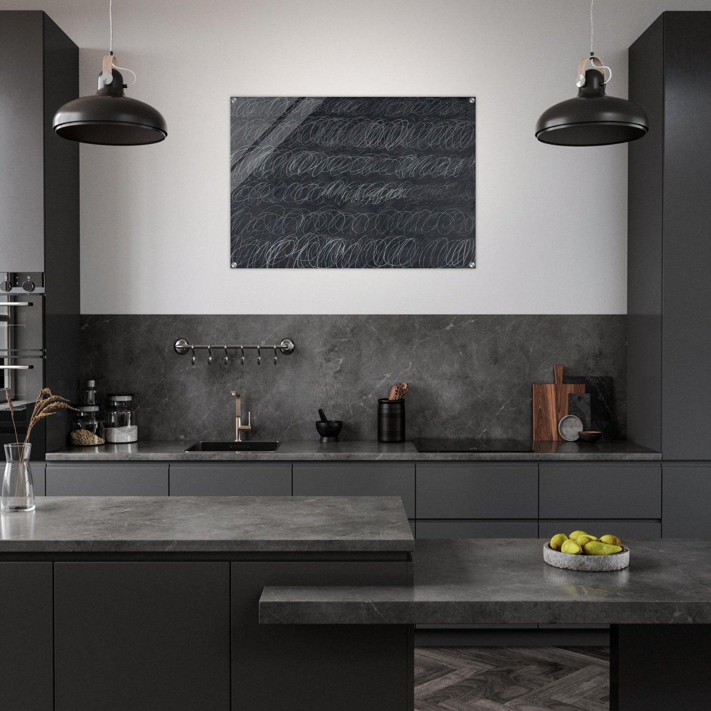 Cold Stream - Cy Twombly Acrylic Print - 70x100 cm / 28x40″ inches