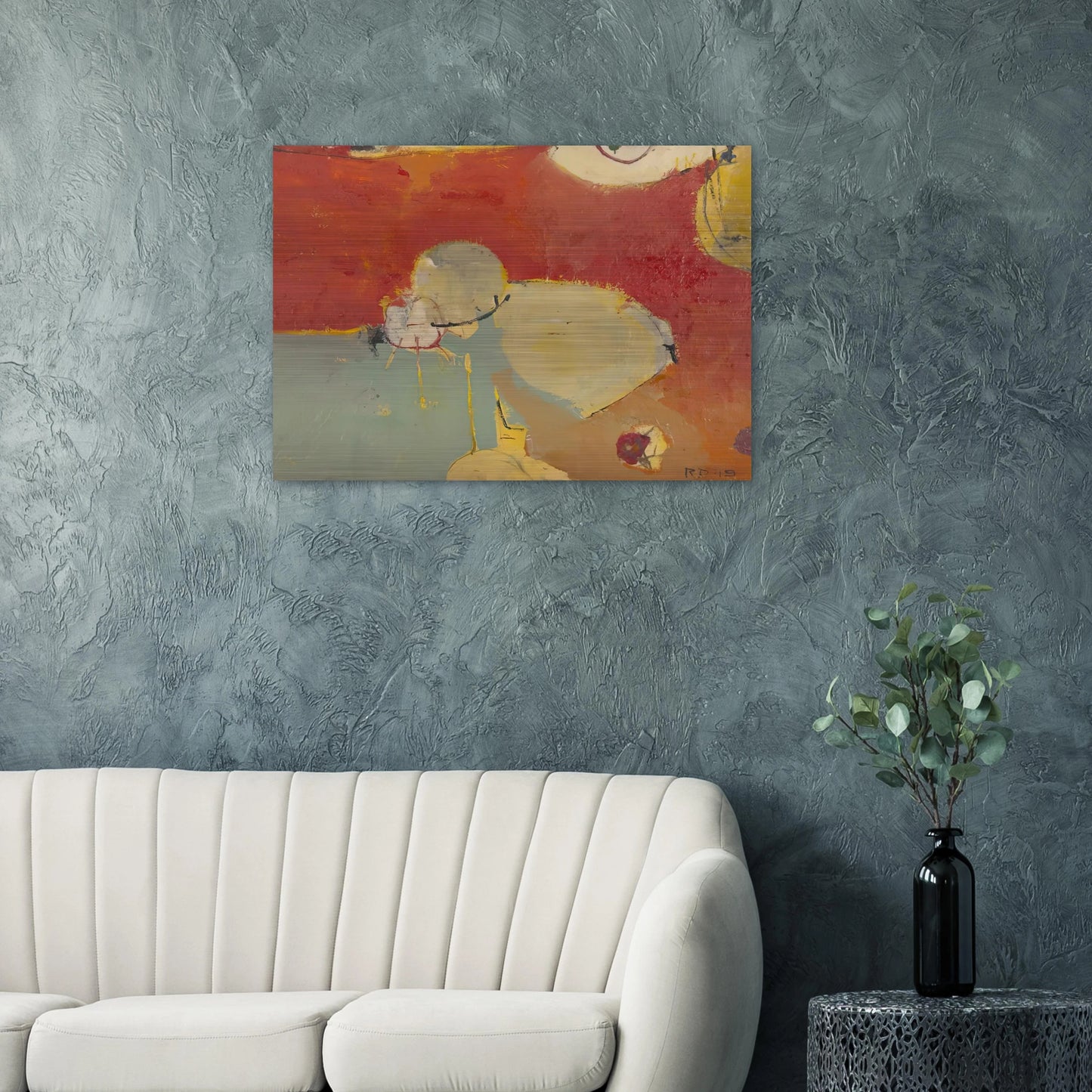 Untitled #2 Sausalito - Richard Diebenkorn Brushed Aluminum Print - 70x100 cm / 28x40 inches | Richard Diebenkorn Aluminum Print | Richard Diebenkorn Prints