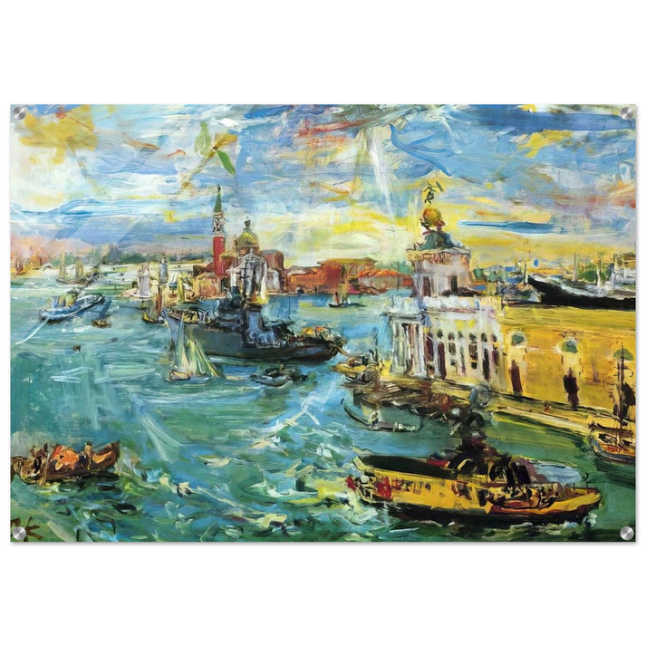 VENICE DOGANA 1948 - OSKAR KOKOSCHKA Acrylic Print - 70x100 cm / 28x40″ inches | OSKAR KOKOSCHKA Wall Art | OSKAR KOKOSCHKA Prints