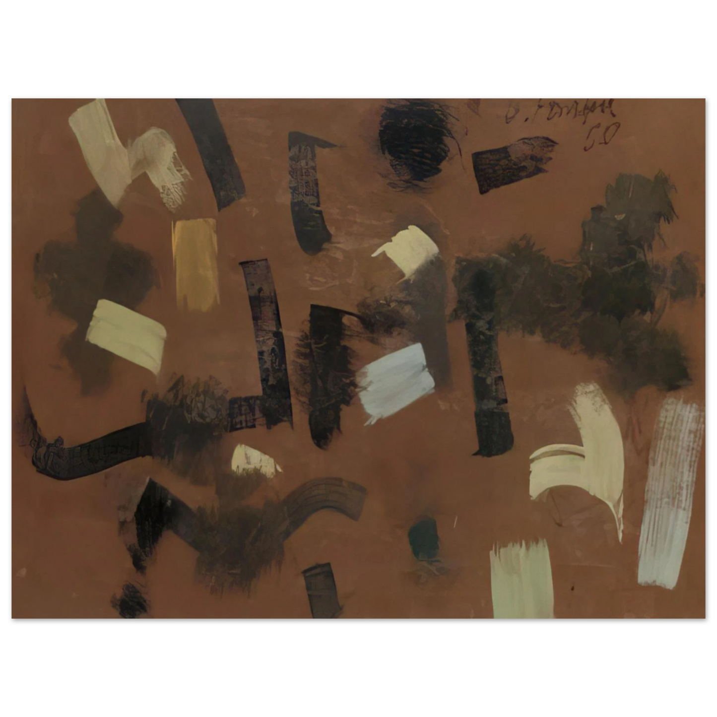 Bradley Walker Tomlin - Number 3 - 1950 Fine Art Poster - Default Title