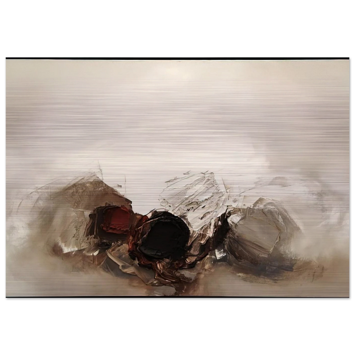 N 300 1960 - Luis Feito Brushed Aluminum Print - 70x100 cm / 28x40 inches | Luis Feito Aluminum Print | Luis Feito Prints