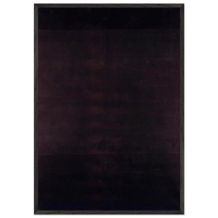 No 4 - 1964 - Mark Rothko 70x100 cm / 28x40 inches Framed Art Print – Black Wooden Frame
