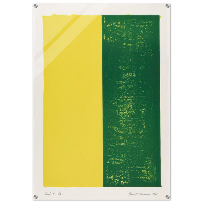 Canto XI - Barnett Newman Acrylic Print - 70x100 cm / 28x40″ inches | Barnett Newman Wall Art | Barnett Newman Prints