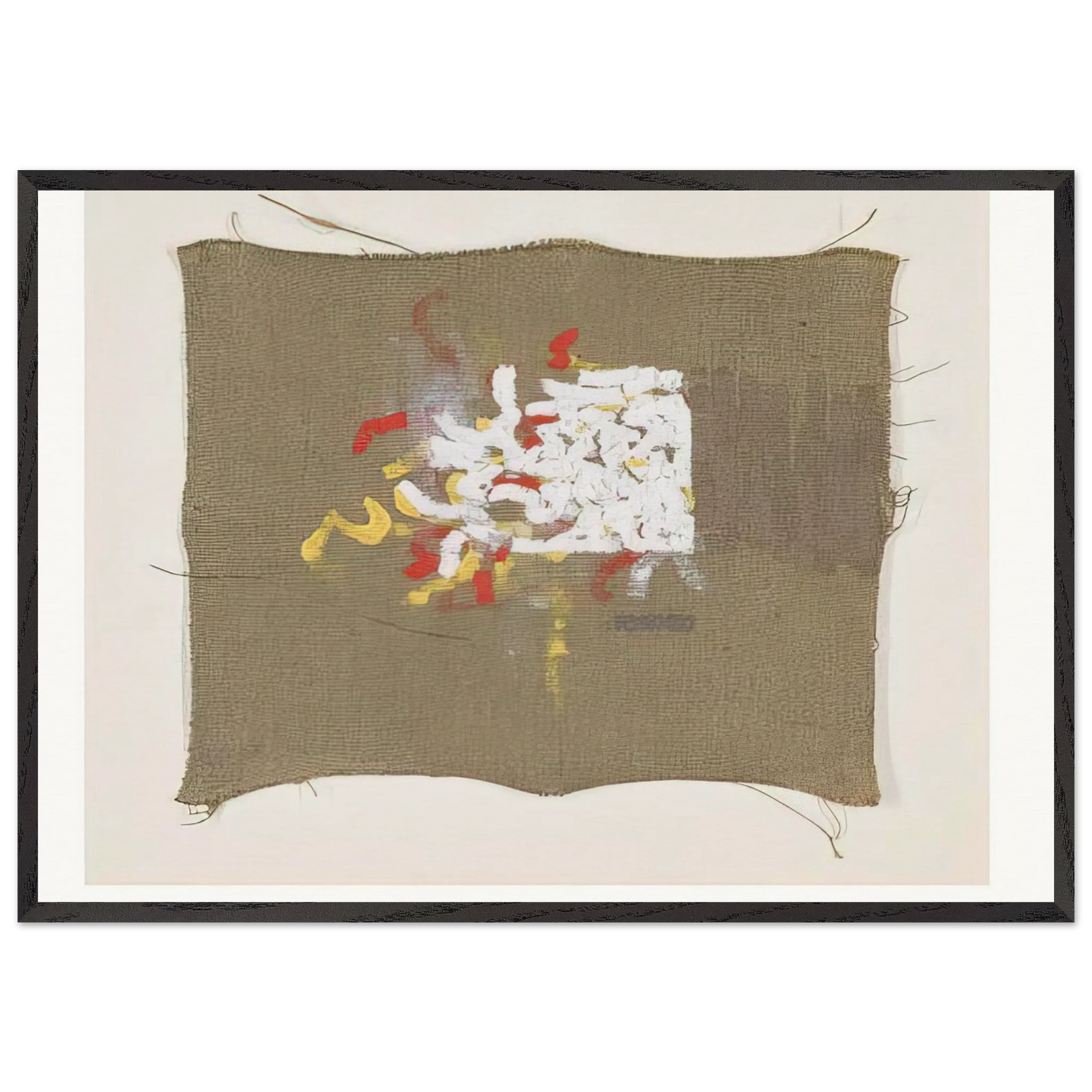 Untitled 36 - Robert Ryman Framed Art Print – Black Wooden Frame - Default Title - -Framed Art Print