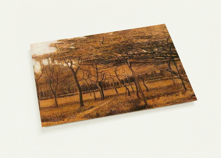 Landscape with Trees By Vincent van Gogh Pack of 10 Post Cards | Vincent van Gogh Post Cards | A6 (10.5 x 14.8 cm) - 4.1 x 5.8 inches