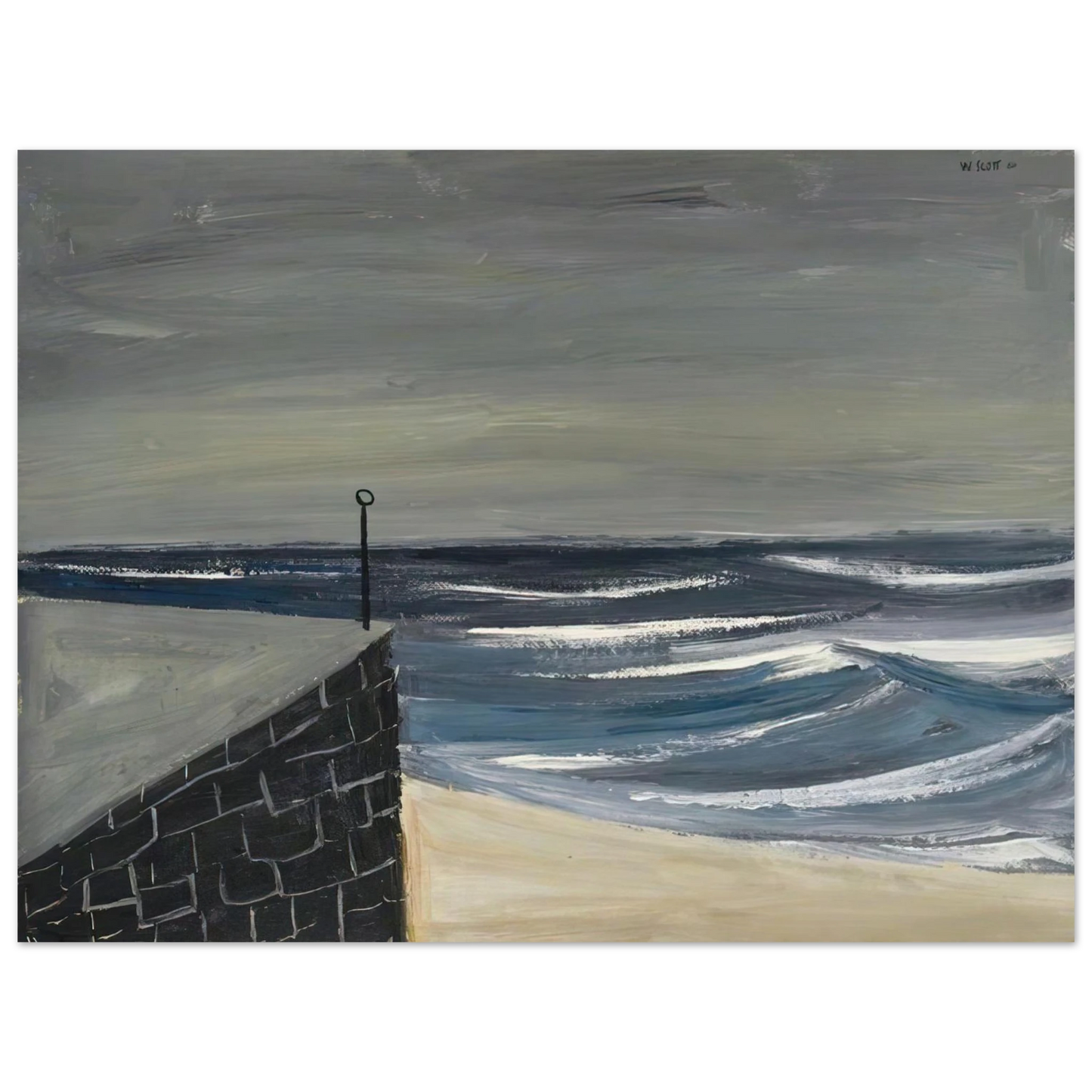 William Scott - Sennen - 1950 Fine Art Poster - Default Title