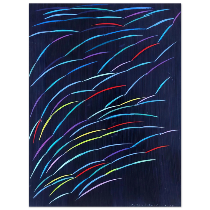 Piero Dorazio - Untitled - 1998 75x100 cm / 30x40inches Fine Art Poster