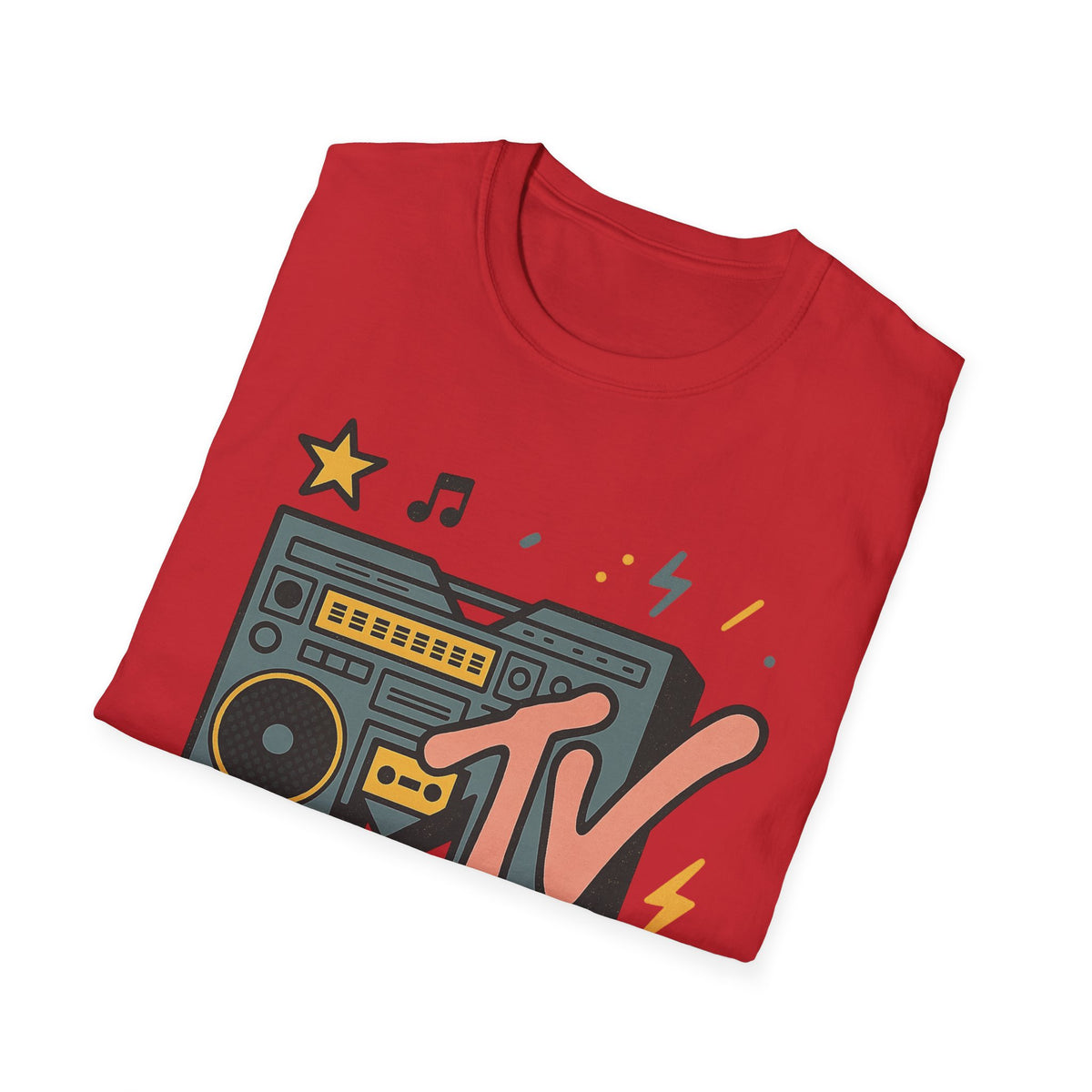 Retro MTV Vintage Stampa Leopardo Musica Televisione Graphic Tee Anni '80 '90 Throwback Unisex Maglietta Band Stile Rock Stampa Animale