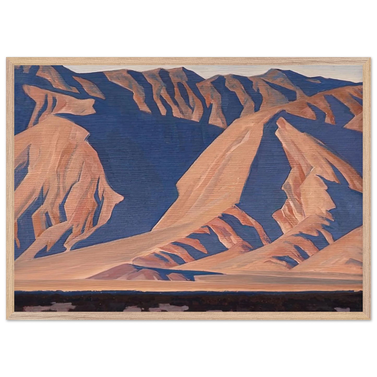 Maynard Dixon - INYO MOUNTAINS 1944 Wall art - 21x29.7 cm / 8x12" - Fine Art Poster-canvas - -