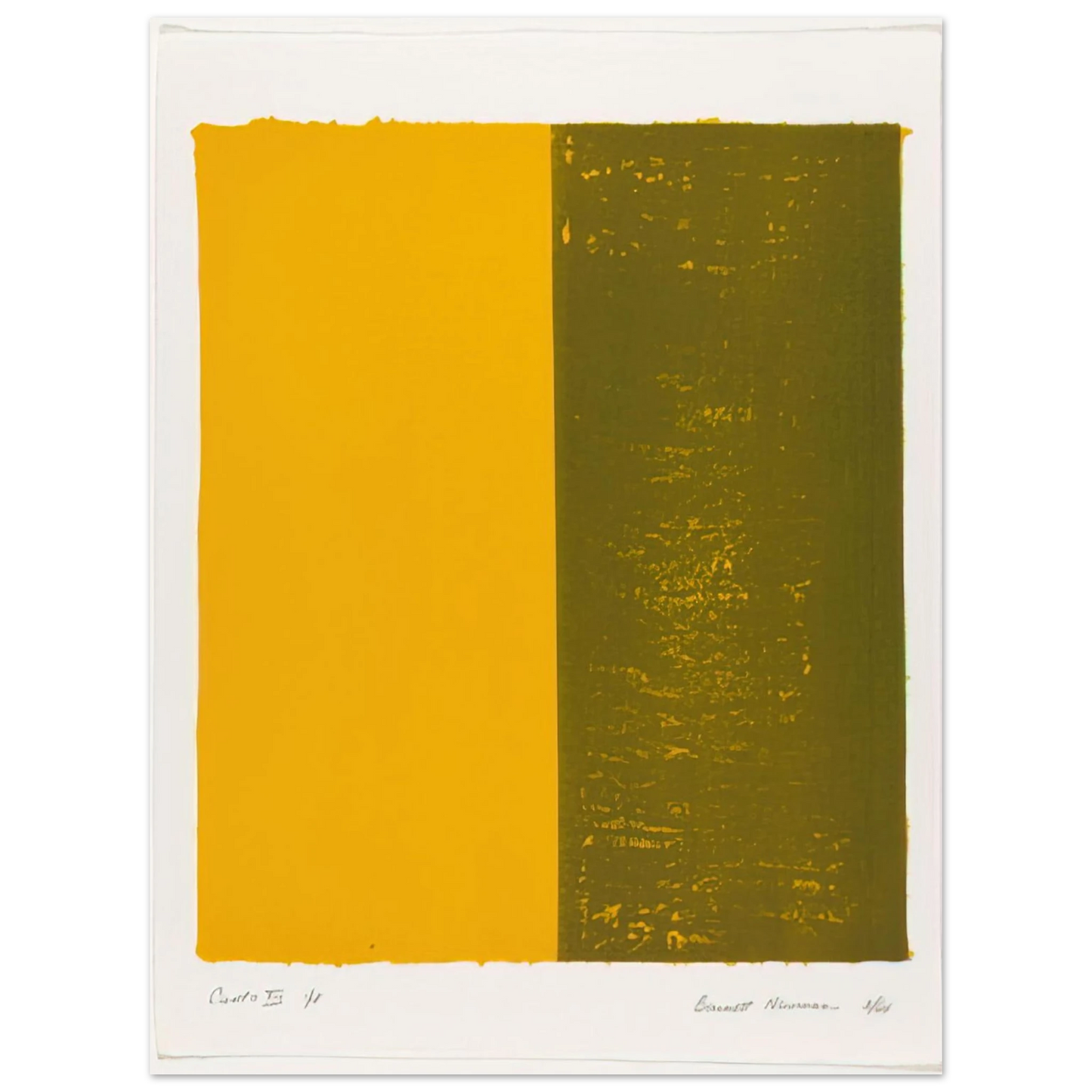 Barnett Newman - Canto XIII Fine Art Poster - Default Title