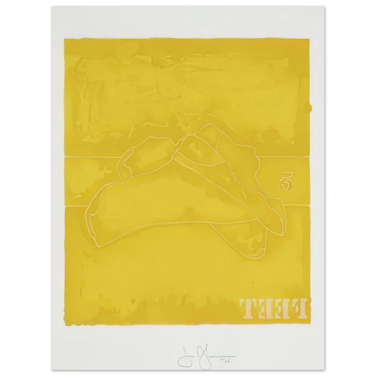 Jasper Johns - FEET 1974 Fine Art Poster - Default Title