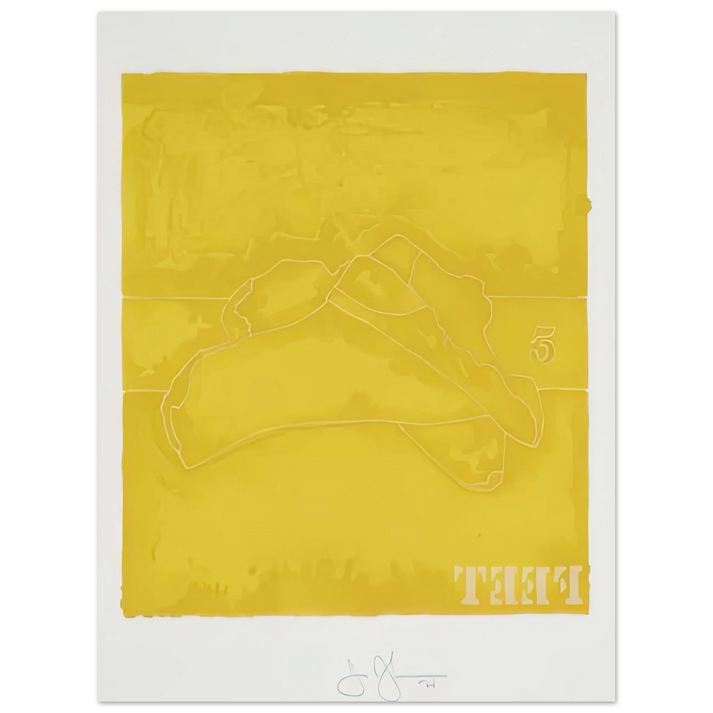 Jasper Johns - FEET 1974 75x100 cm / 30x40inches Fine Art Poster