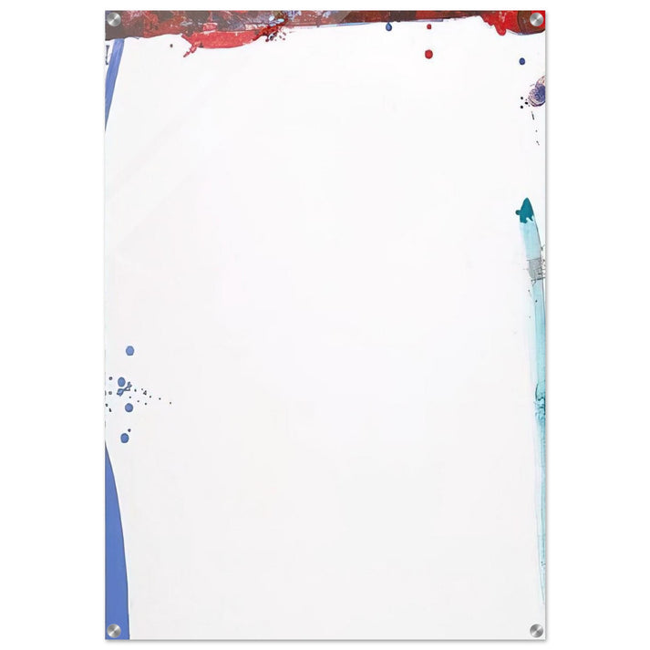 Chinese Wall L. L101; SF-87 - Sam Francis Acrylic Print - 70x100 cm / 28x40″ inches | Sam Francis Wall Art | Sam Francis Prints