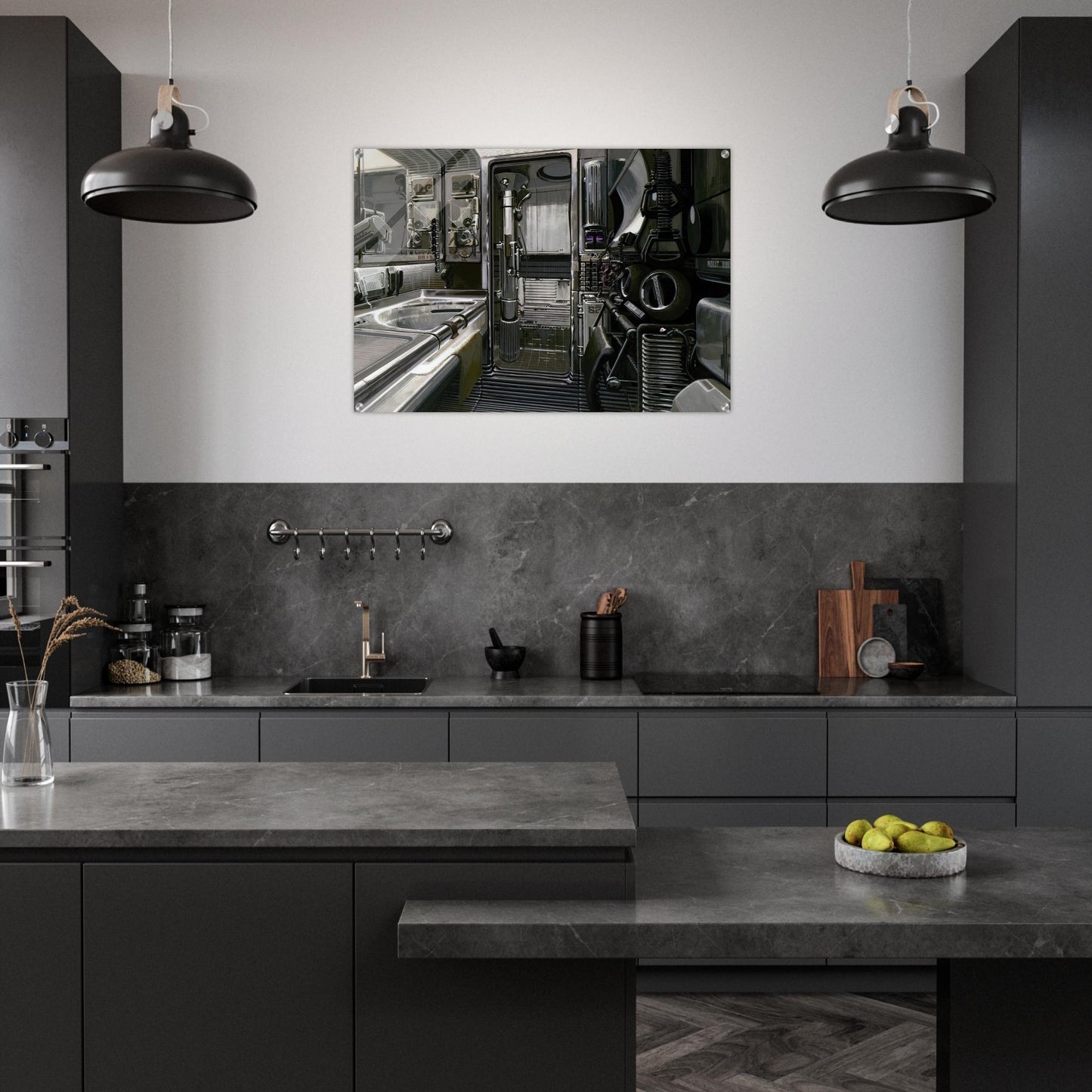 Syd Mead - Syd Mead Acrylic Print - 70x100 cm / 28x40″ inches | Syd Mead Wall Art | Syd Mead Prints