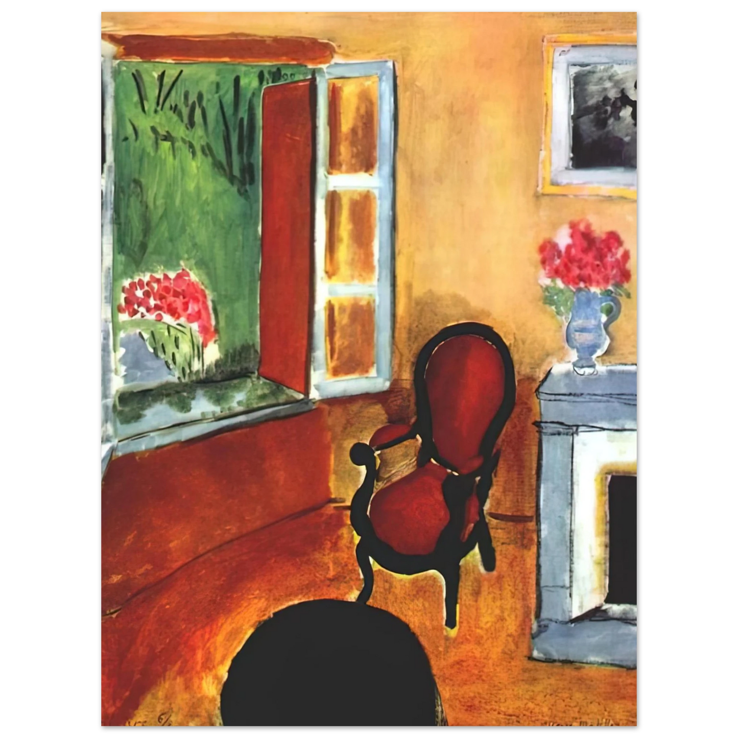 Henri Matisse - INTERIOR 1940 Fine Art Poster - Default Title