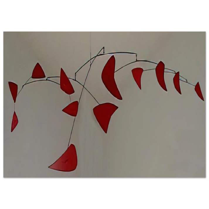 Alexander Calder - RED MOBILE 1956 Fine Art Poster