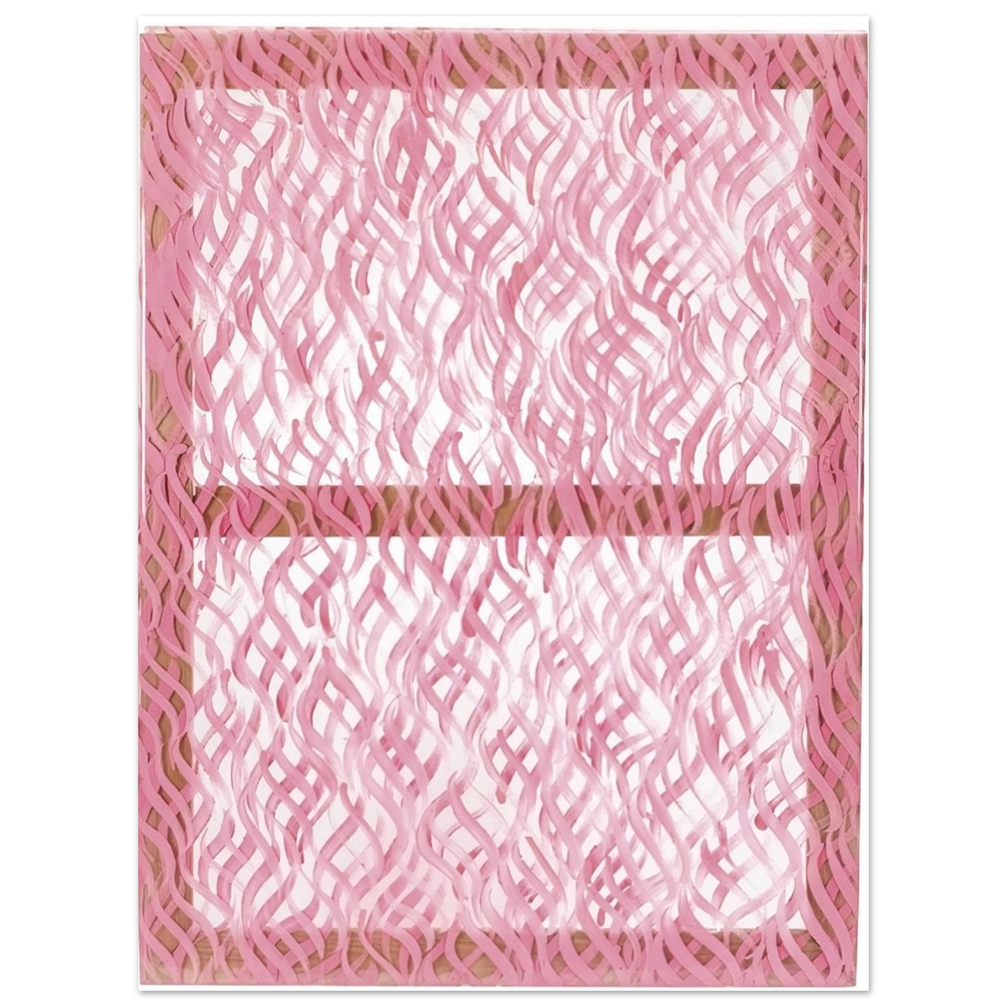 Carla Accardi - Segni rosa - 1967 Fine Art Poster - Default Title