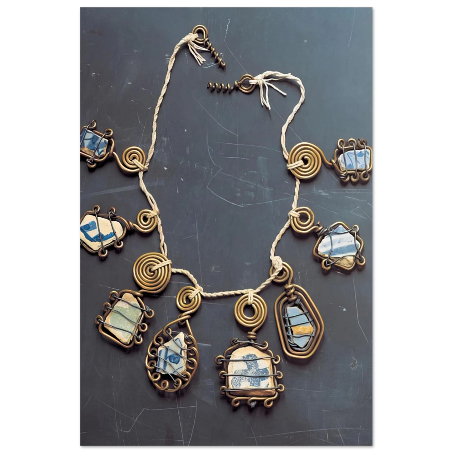 Alexander Calder - NECKLACE 1930 0 Fine Art Poster - 75x100 cm / 30x40 inches