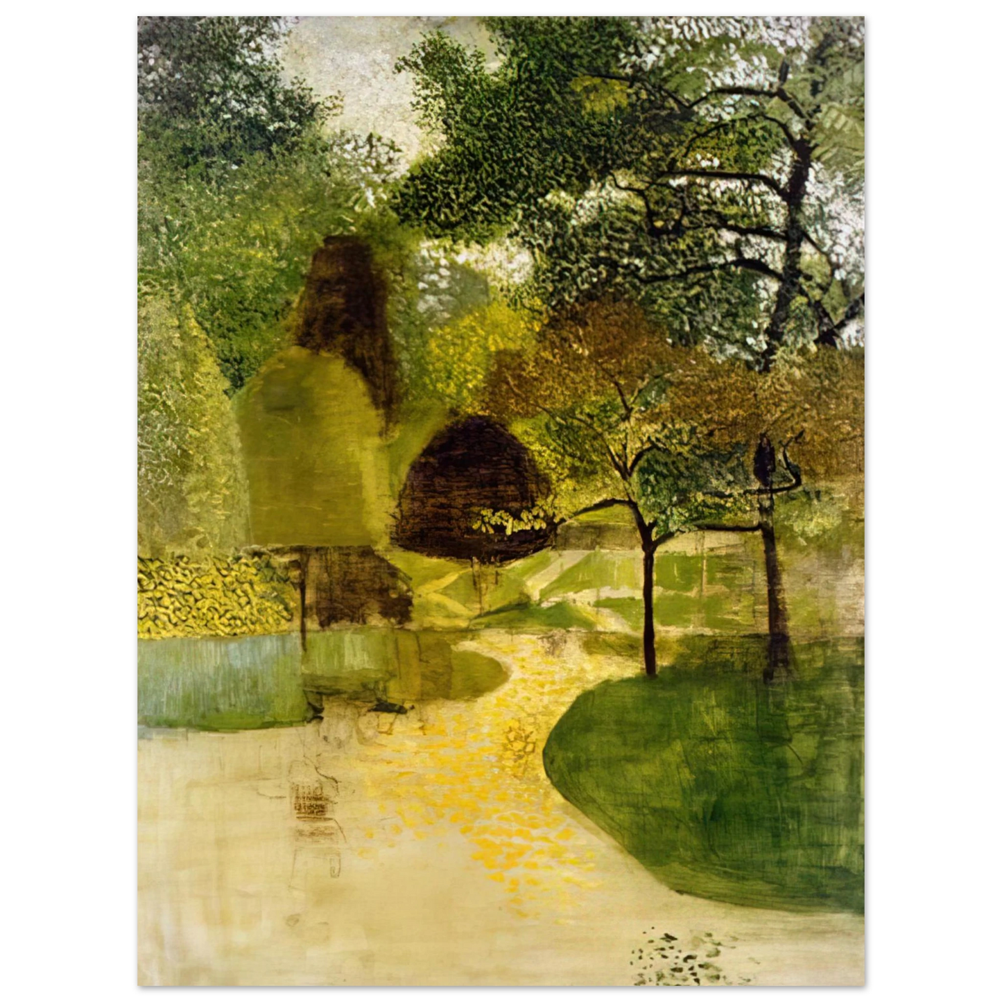 Victor Pasmore - THE PARK 1947 Fine Art Poster - Default Title