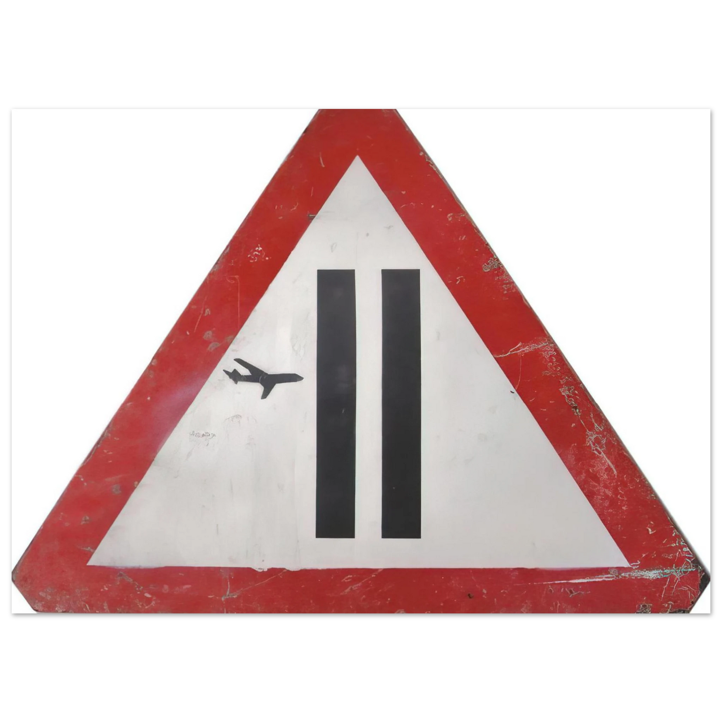 Banksy - WARNING SIGN 2006 Fine Art Poster - 40x60 cm / 16x24 inches
