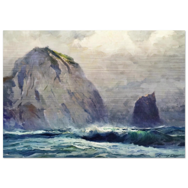 Cape St. Elias - 1928 - Sydney Laurence Brushed Aluminum Print - 70x100 cm / 28x40 inches | Sydney Laurence Aluminum Print | Sydney Laurence Prints