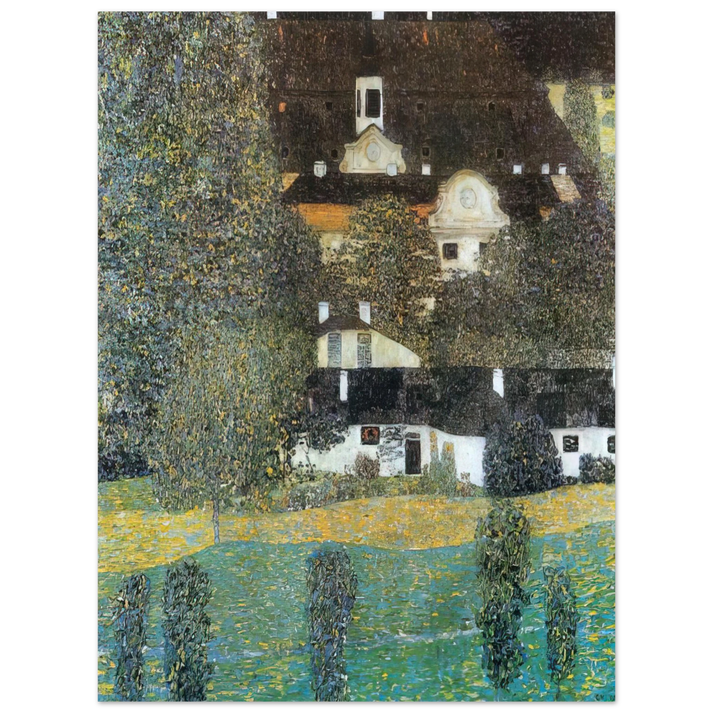 Gustav Klimt - SCHLOSS KAMMER AM ATTERSEE II 1909 75x100 cm / 30x40inches Fine Art Poster