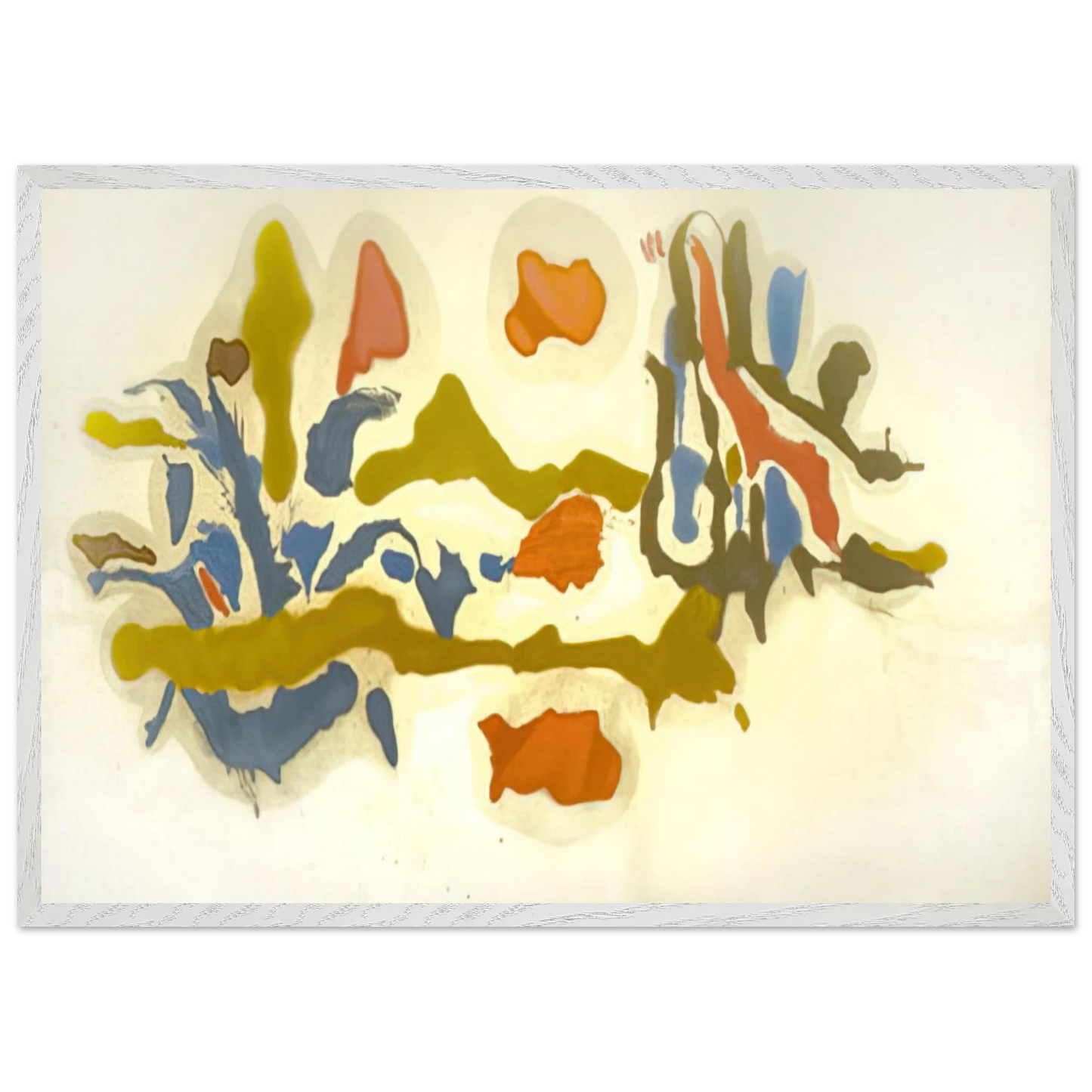 Helen Frankenthaler - Seascape with Dunes - 1962 Wall art - A2 (42 x 59.4 cm) - Fine Art Poster - -