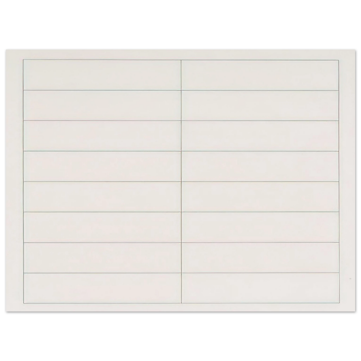 Agnes Martin - On a clear day, #2 Fine Art Poster - Default Title